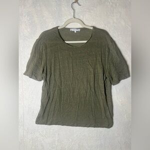 GERARD DAREL 100% Linen Jersey Short Sleeve Tee‎ Size 4